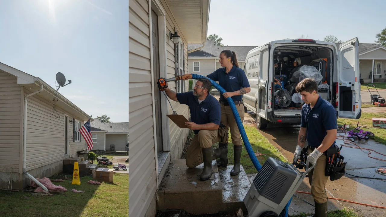 Ceiling Water Damage Restoration in Shunk, PA near me